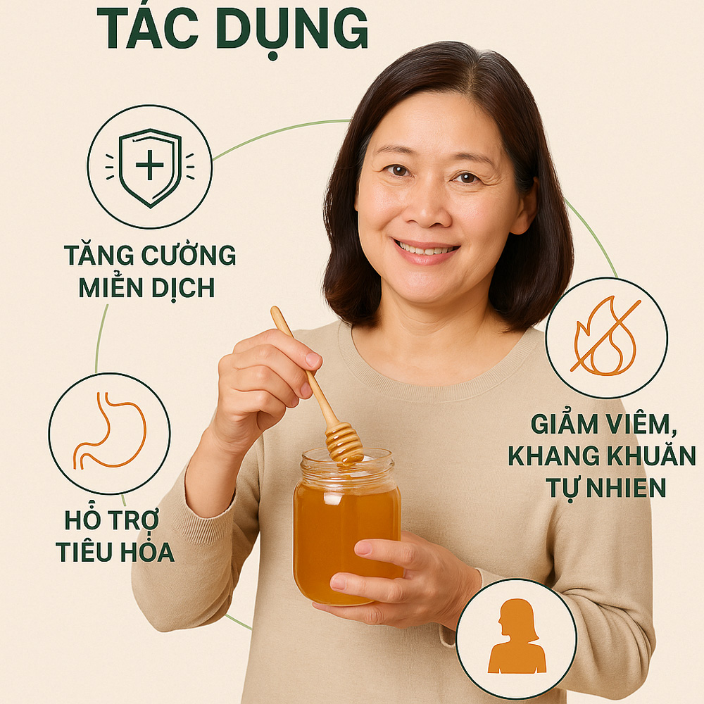 Tác dụng của Mật ong gừng MARTINO